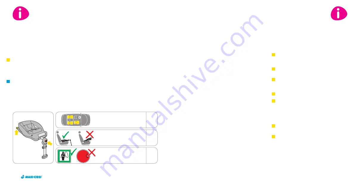 Dorel Maxi-Cosi EasyFix Instructions For Use & Warranty Download Page 26