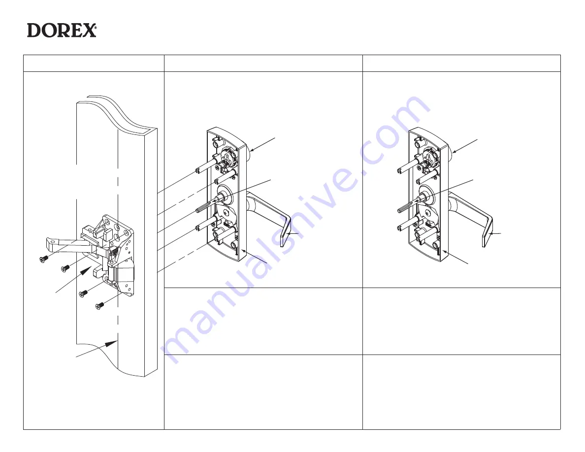 Dorex 9500TE70IC Installation Instructions Download Page 1