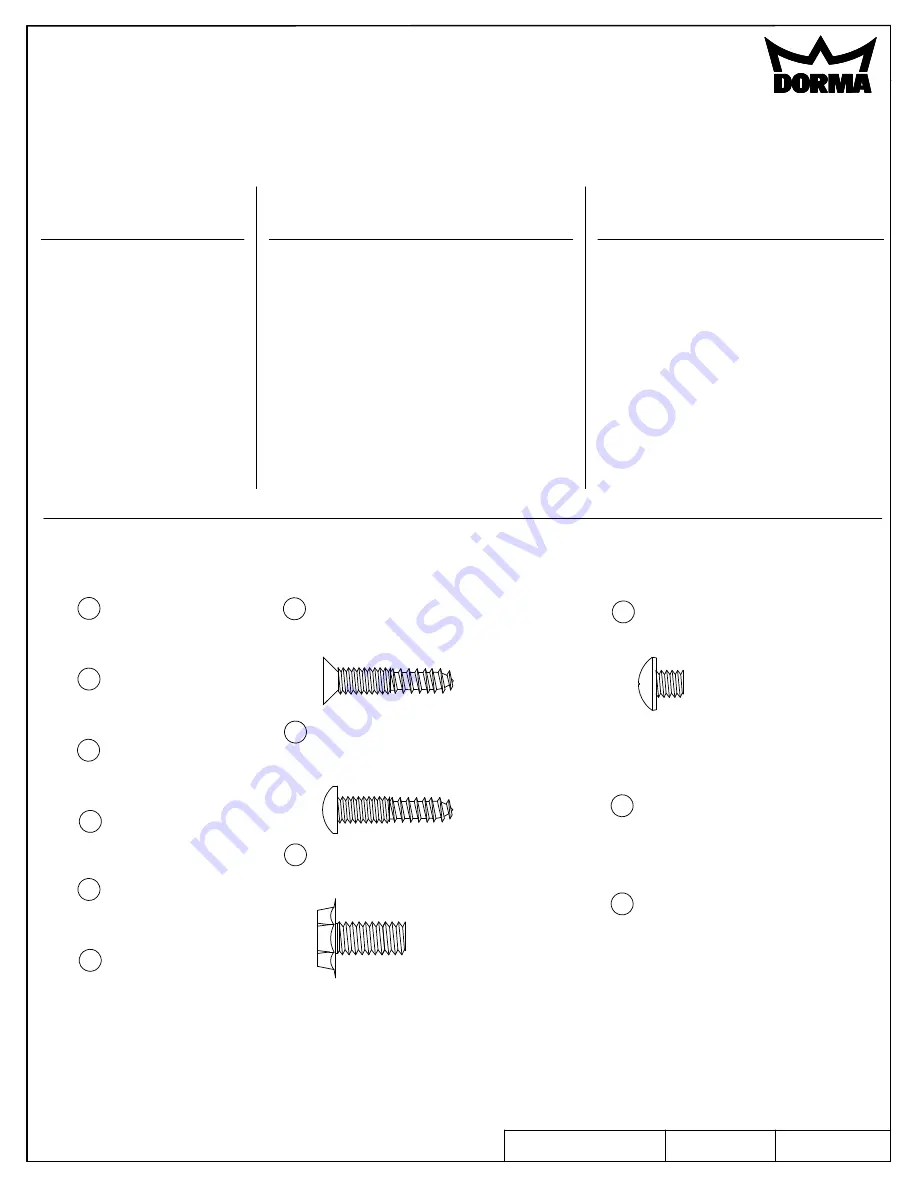 Dorma 7300 ARNP Manual Download Page 1