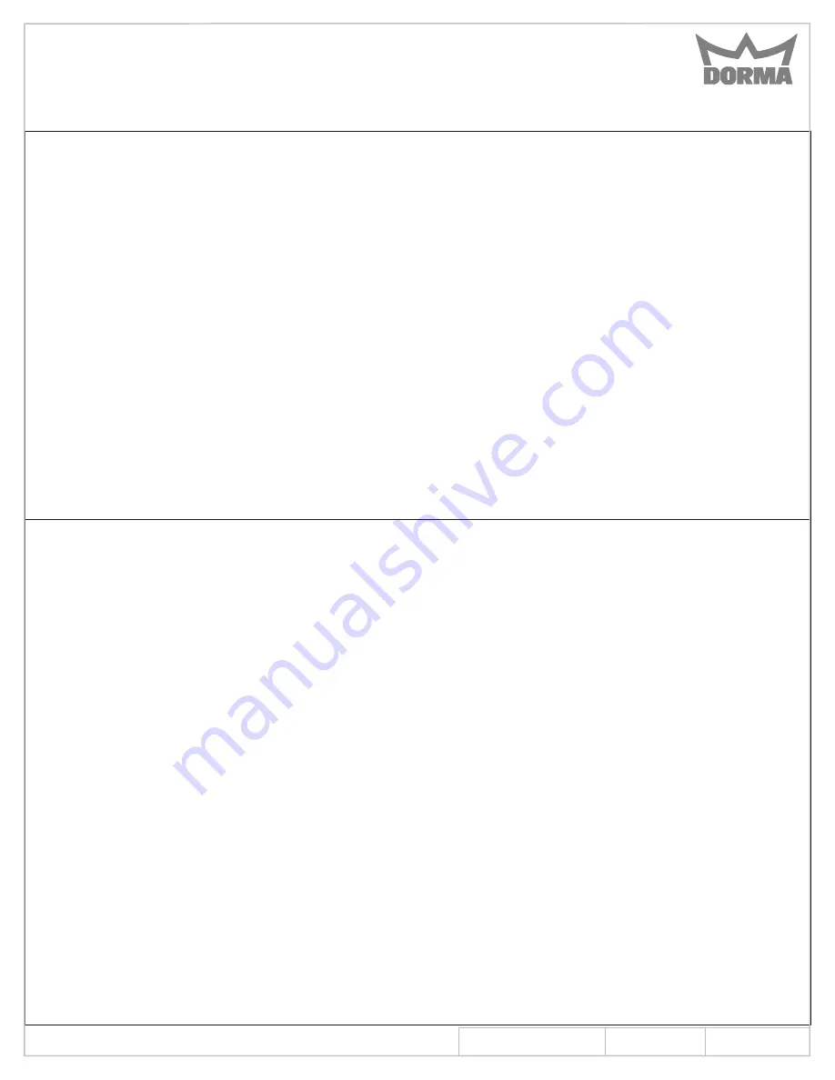 Dorma 8600 EMR Series Manual Download Page 1