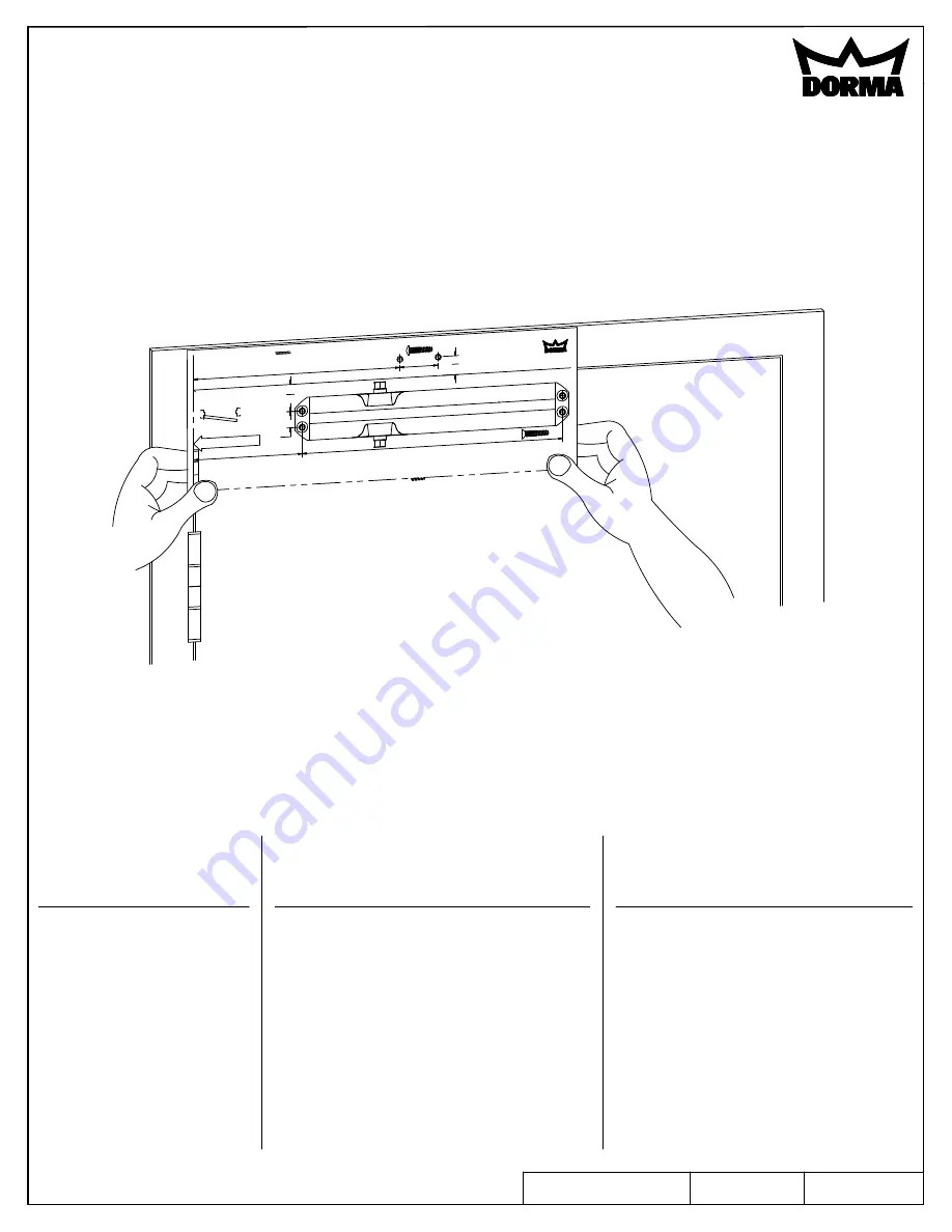 Dorma 8616 FH Manual Download Page 1