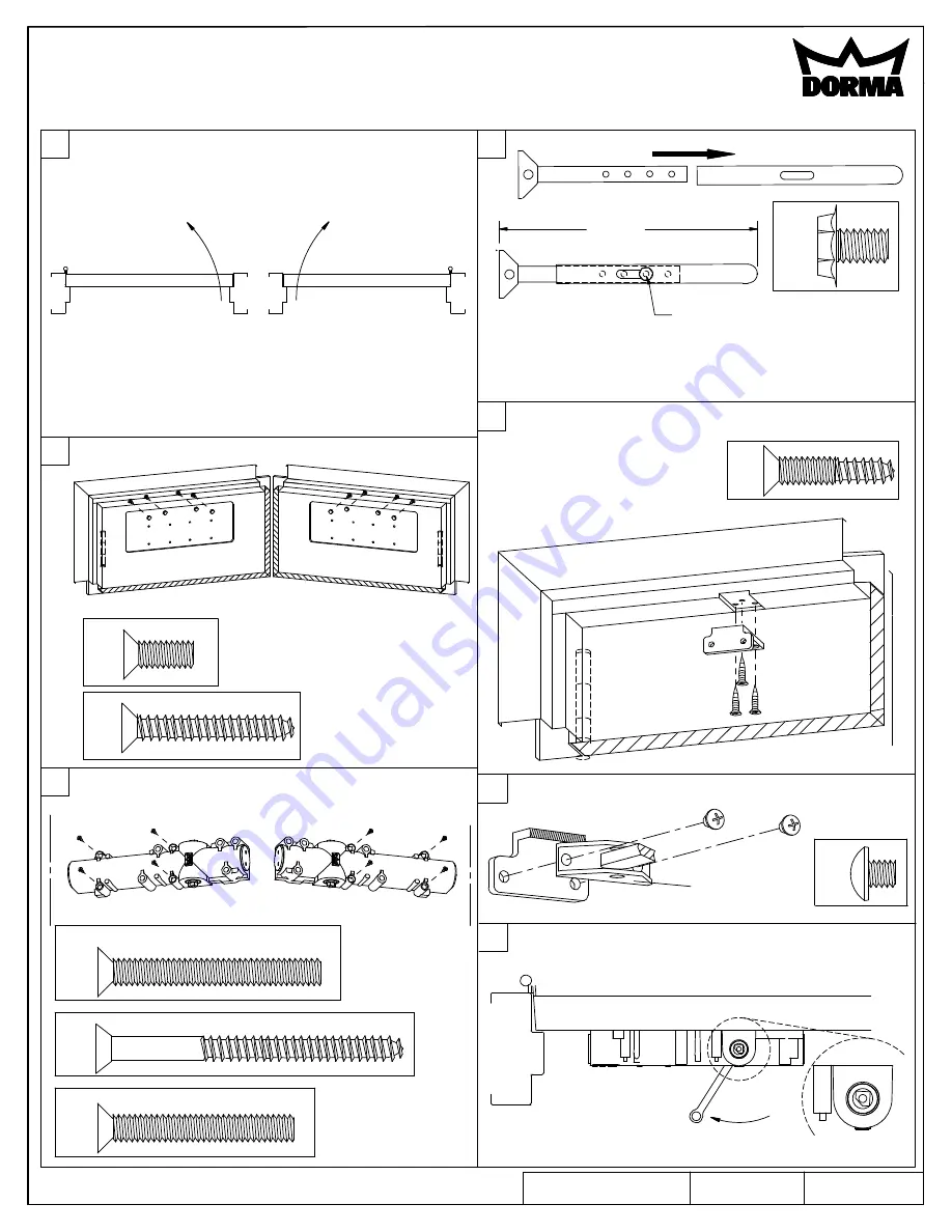 Dorma 8916 AF8MJ Скачать руководство пользователя страница 1