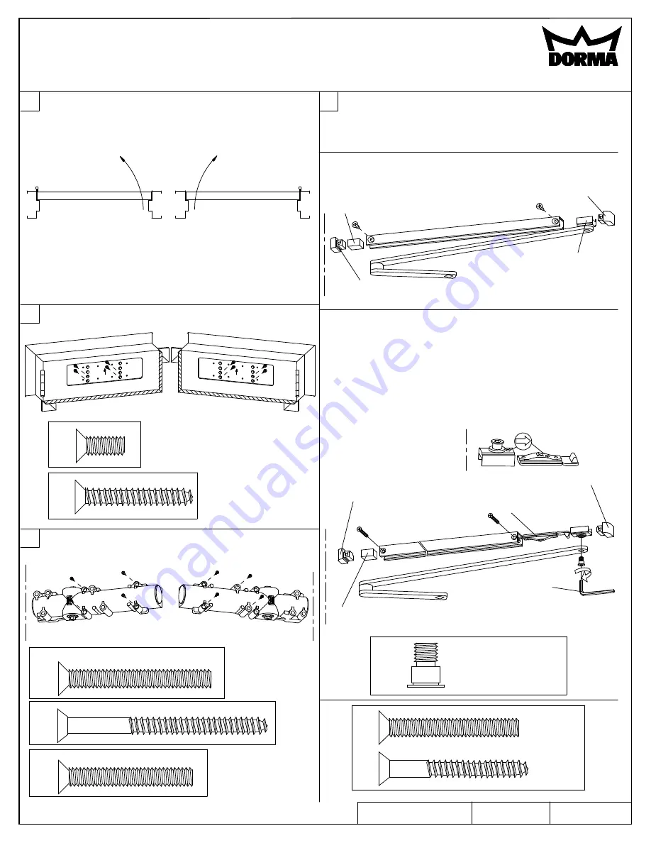 Dorma 8916 TDE Manual Download Page 1