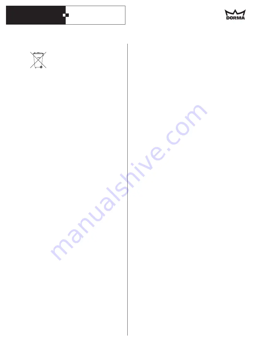 Dorma ED 200 Mounting Instruction Download Page 6