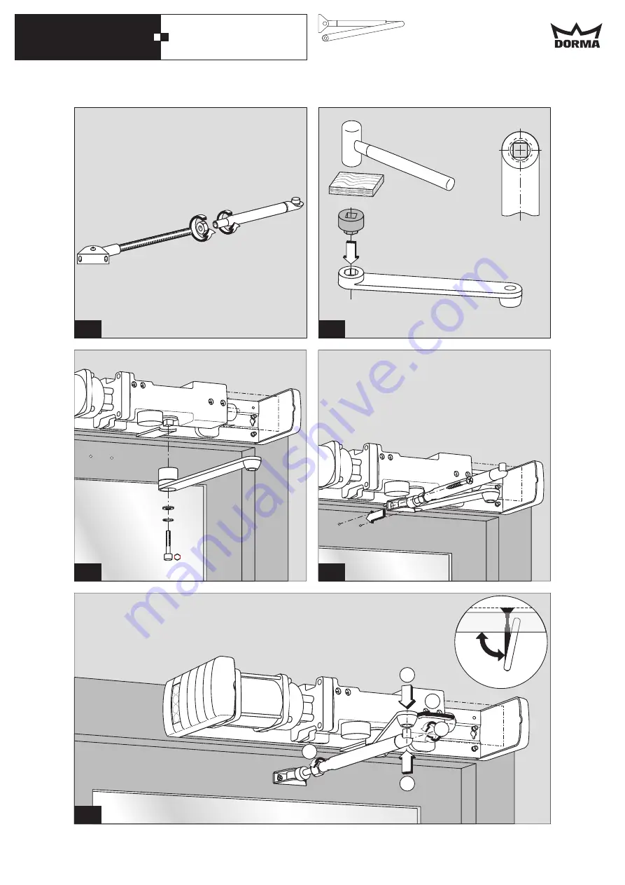 Dorma ED 200 Mounting Instruction Download Page 21