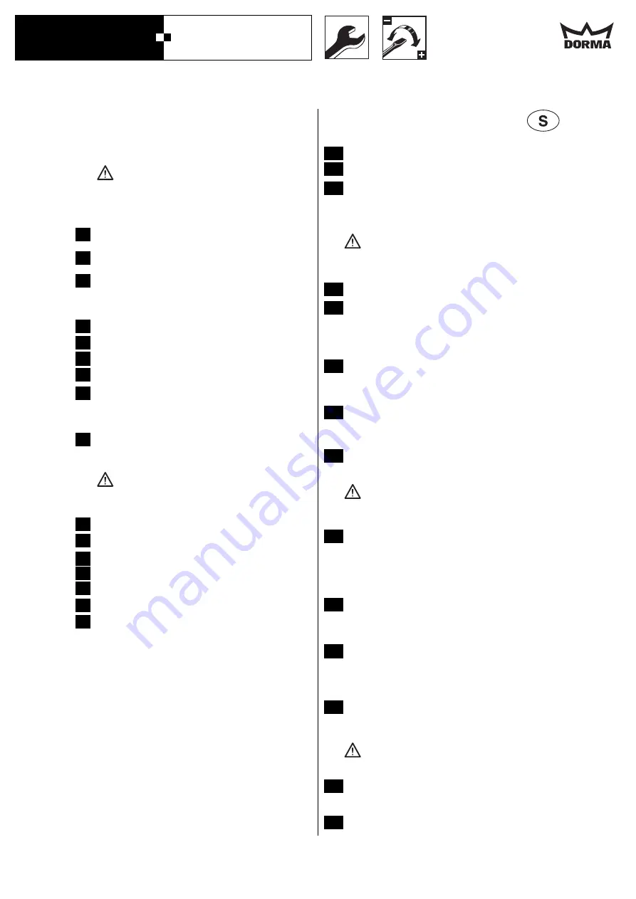 Dorma ED 200 Mounting Instruction Download Page 42