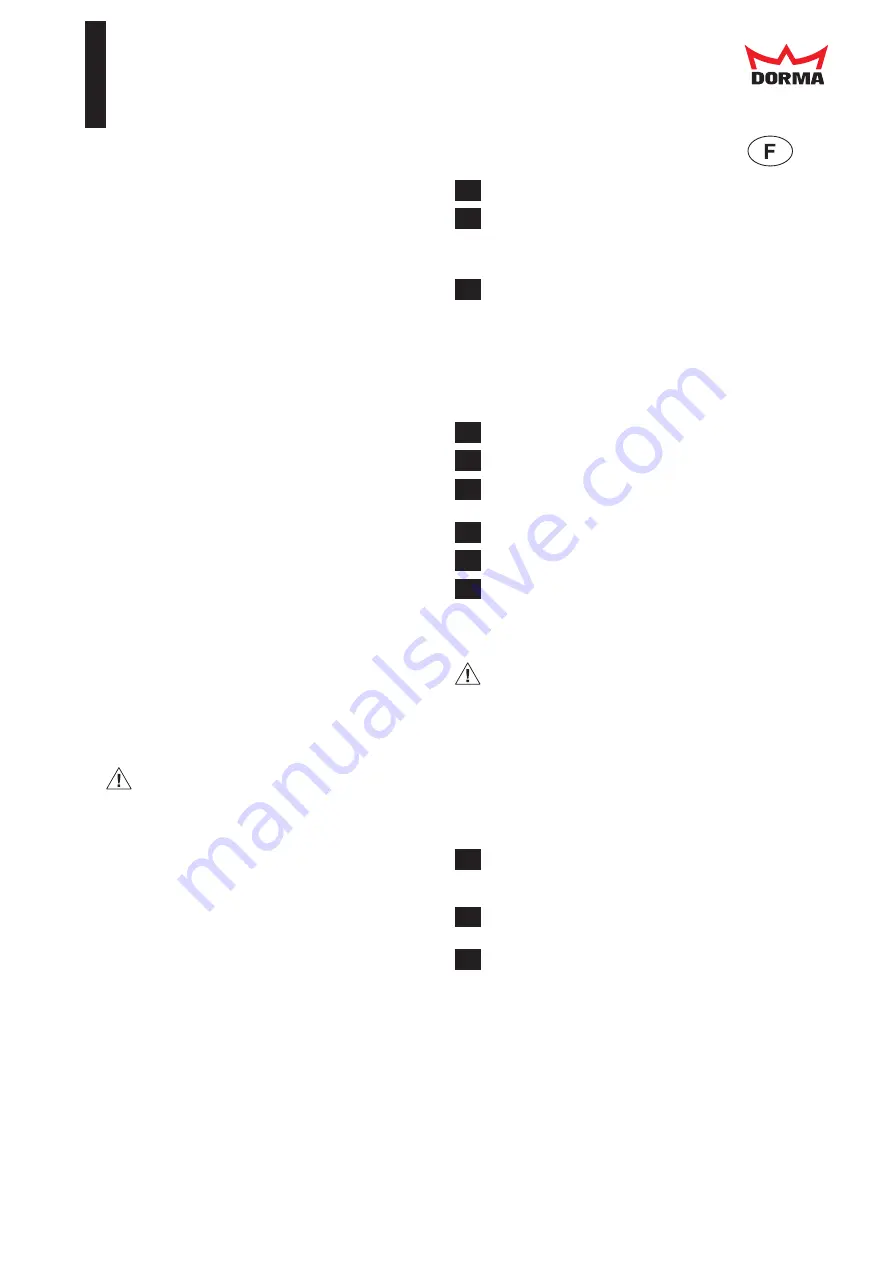 Dorma G-SR BG Manual Download Page 5