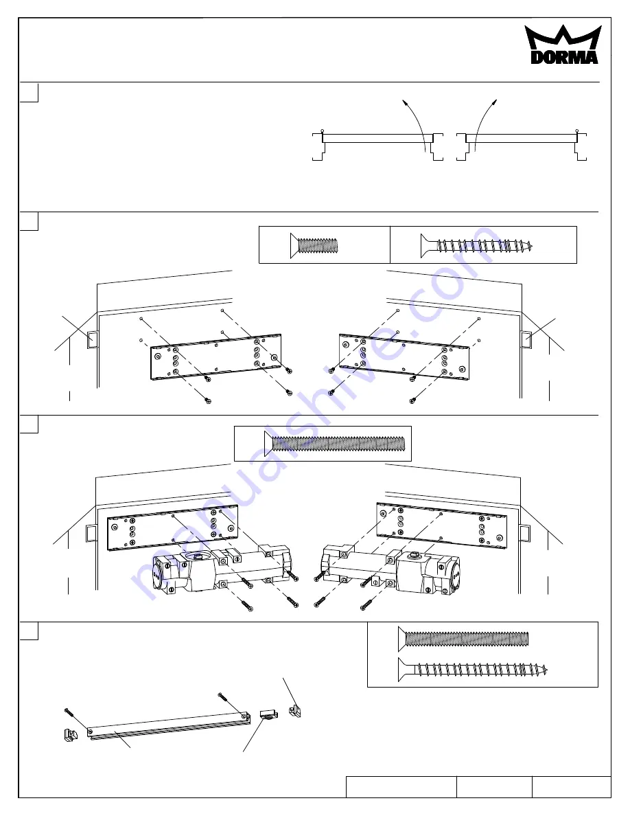 Dorma TS93-5 PKT 90 Installation Instructions Download Page 1