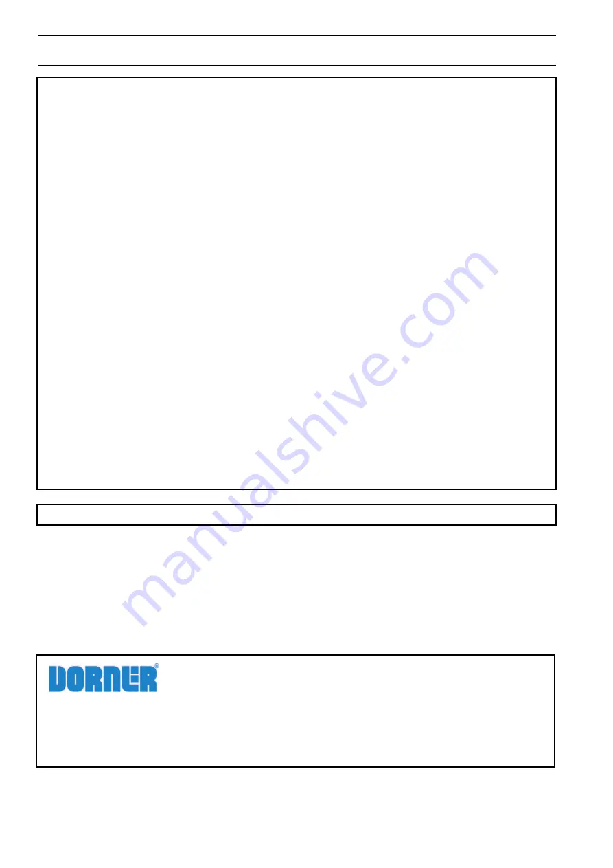 Dorner 3200 Series Installation Manual Download Page 44