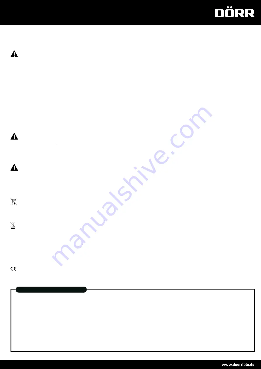 Dorr LCD-3 Instruction Manual Download Page 1