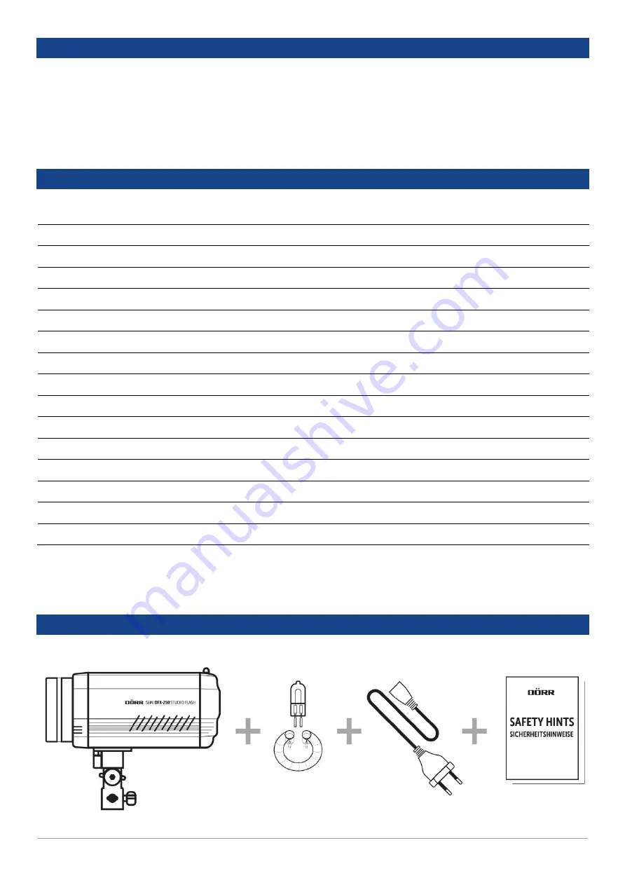 DÖRR SEMI DFX-250 Instruction Manual Download Page 36