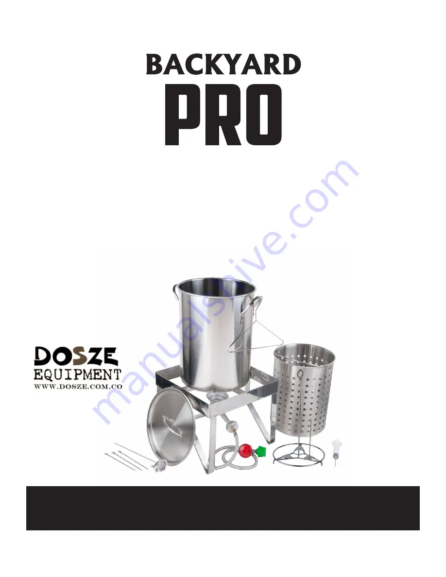 Dosze Backyard Pro Safety, Assembly And Use Manual Download Page 1