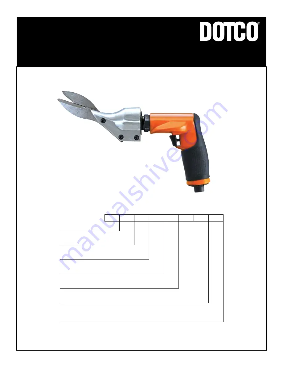 Dotco 14CFS93-98 Parts Manual Download Page 1