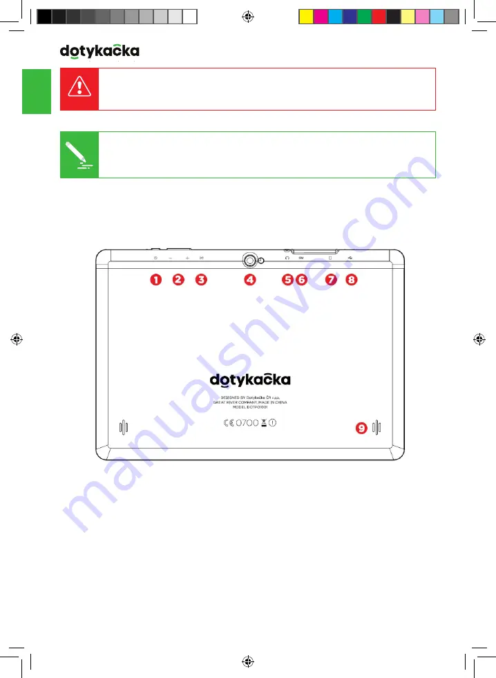 dotykacka DOTPO01501 Quick Manual Download Page 14