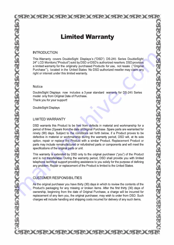 DoubleSight DS-245V2 User Manual Download Page 20