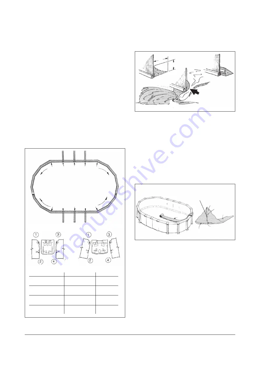 Doughboy SUNLAKE Series Assembly Instructions Manual Download Page 12