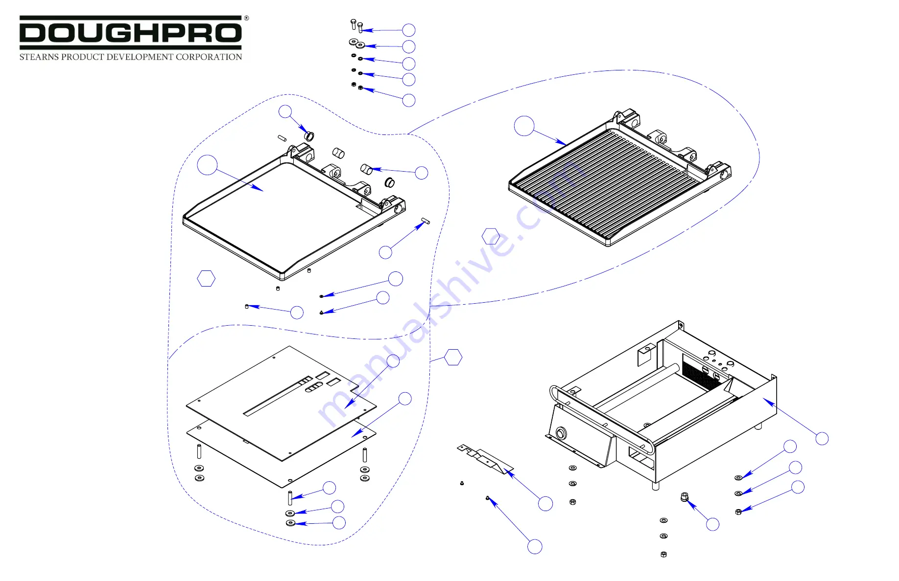 Doughpro Progrill CS1500 Operation Manual Download Page 3