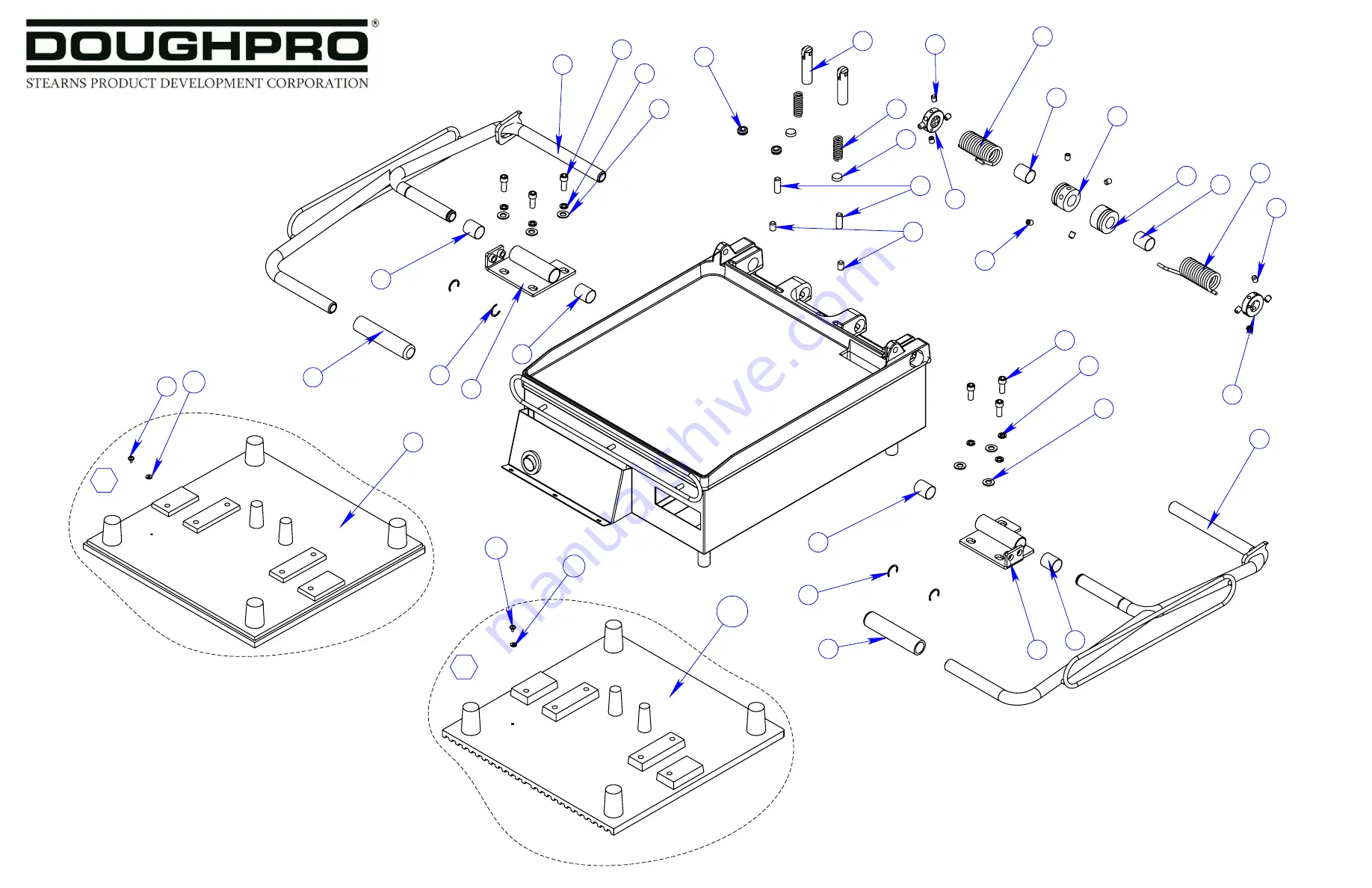 Doughpro Progrill CS1500 Operation Manual Download Page 4