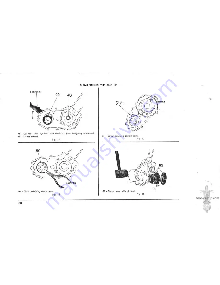 Douglas Vespa G.S. Service Station Manual Download Page 55