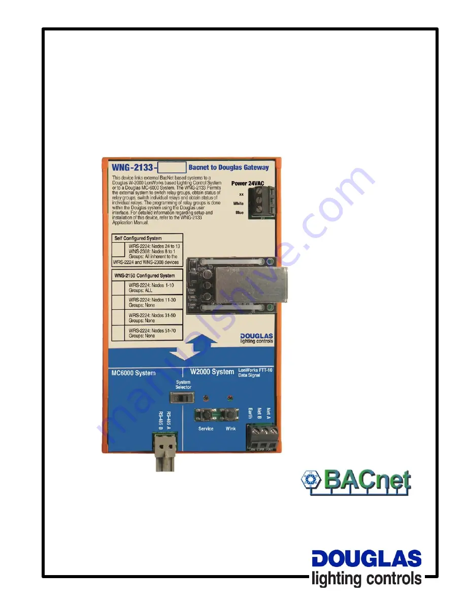 Douglas WNG-2133 Instruction Manual Download Page 1