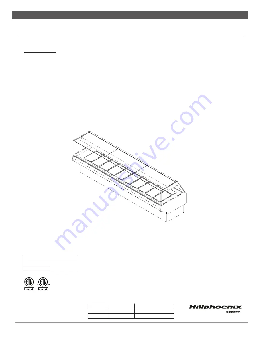 Dover Hillphoenix GMD-H/DELI Скачать руководство пользователя страница 6