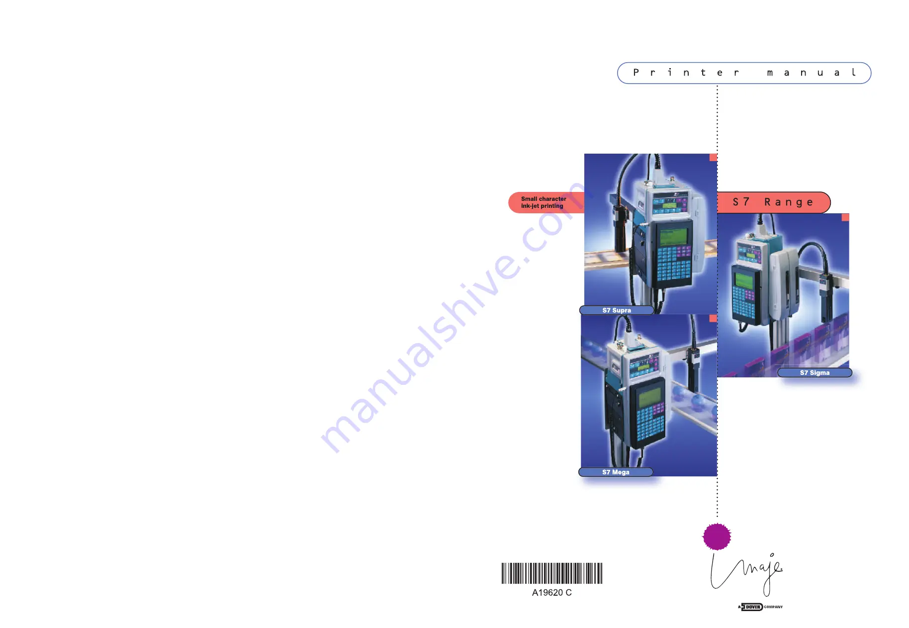 Dover Imaje S7 Mega Manual Download Page 1