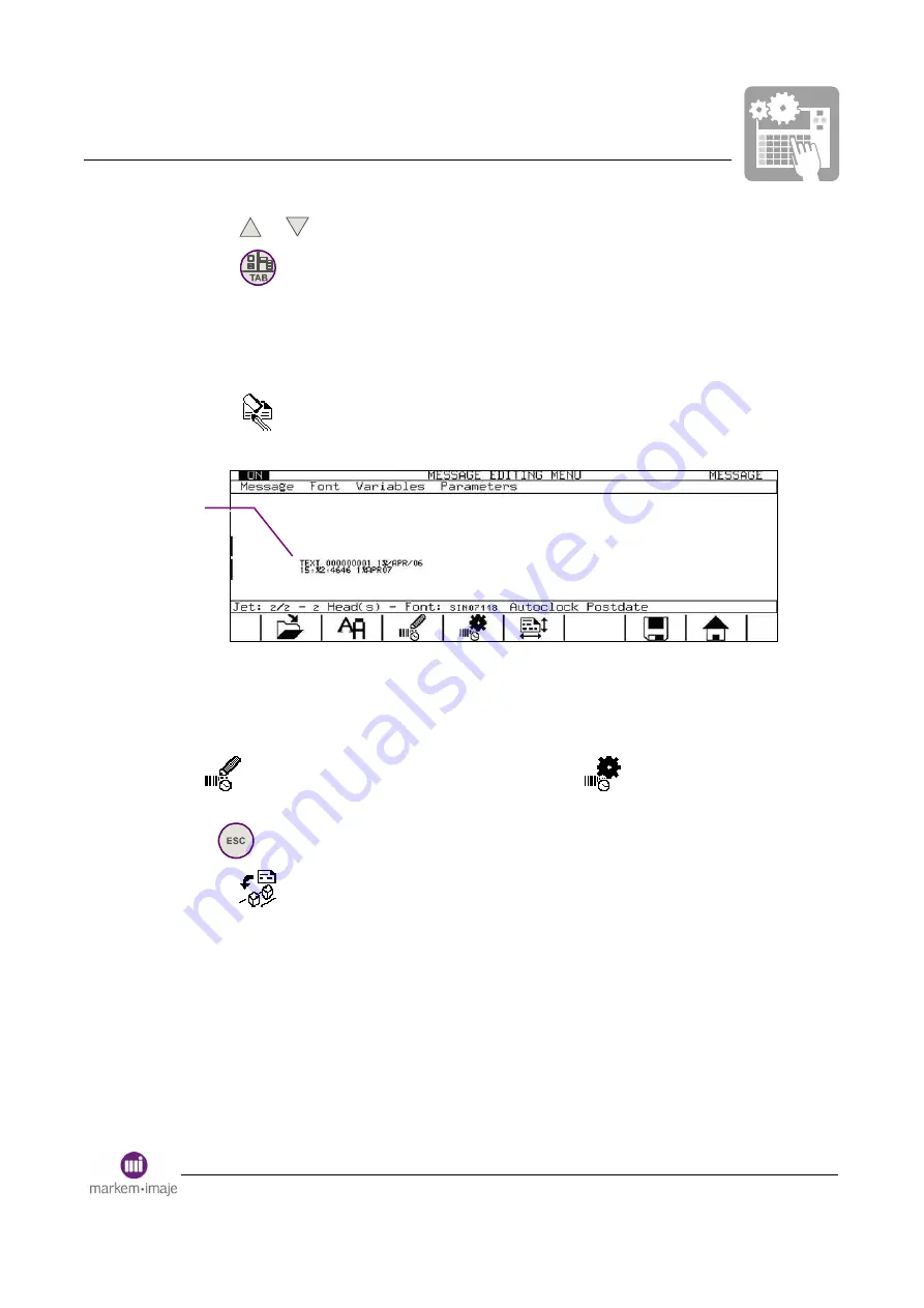 Dover Markem Imaje 9040 User Manual Download Page 50