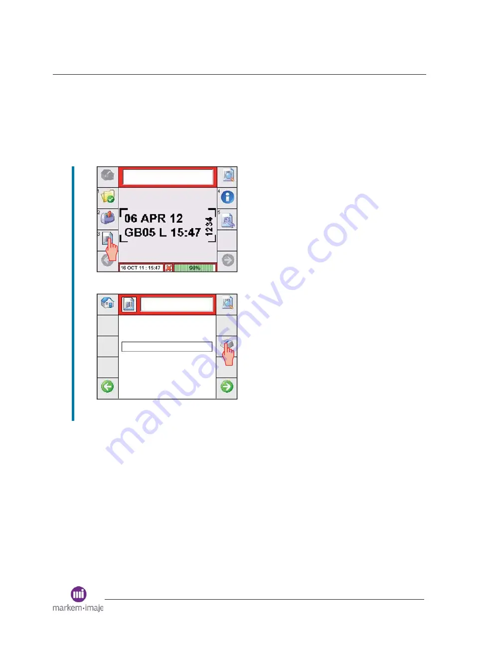 Dover Markem Imaje SmartDate X60 User Manual Download Page 133