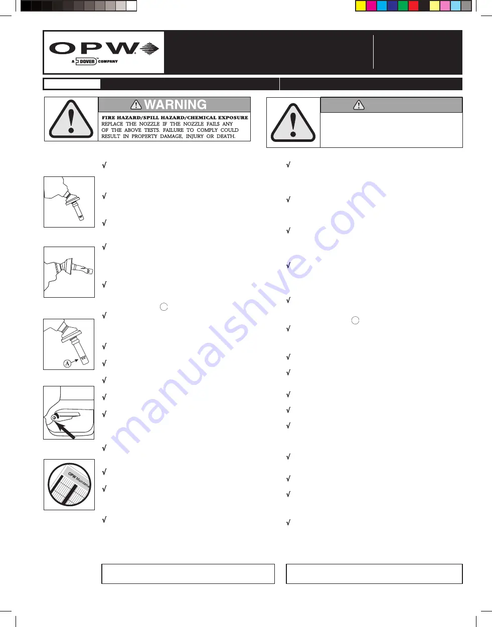 Dover OPW 12VW-AV Series Manual Download Page 12