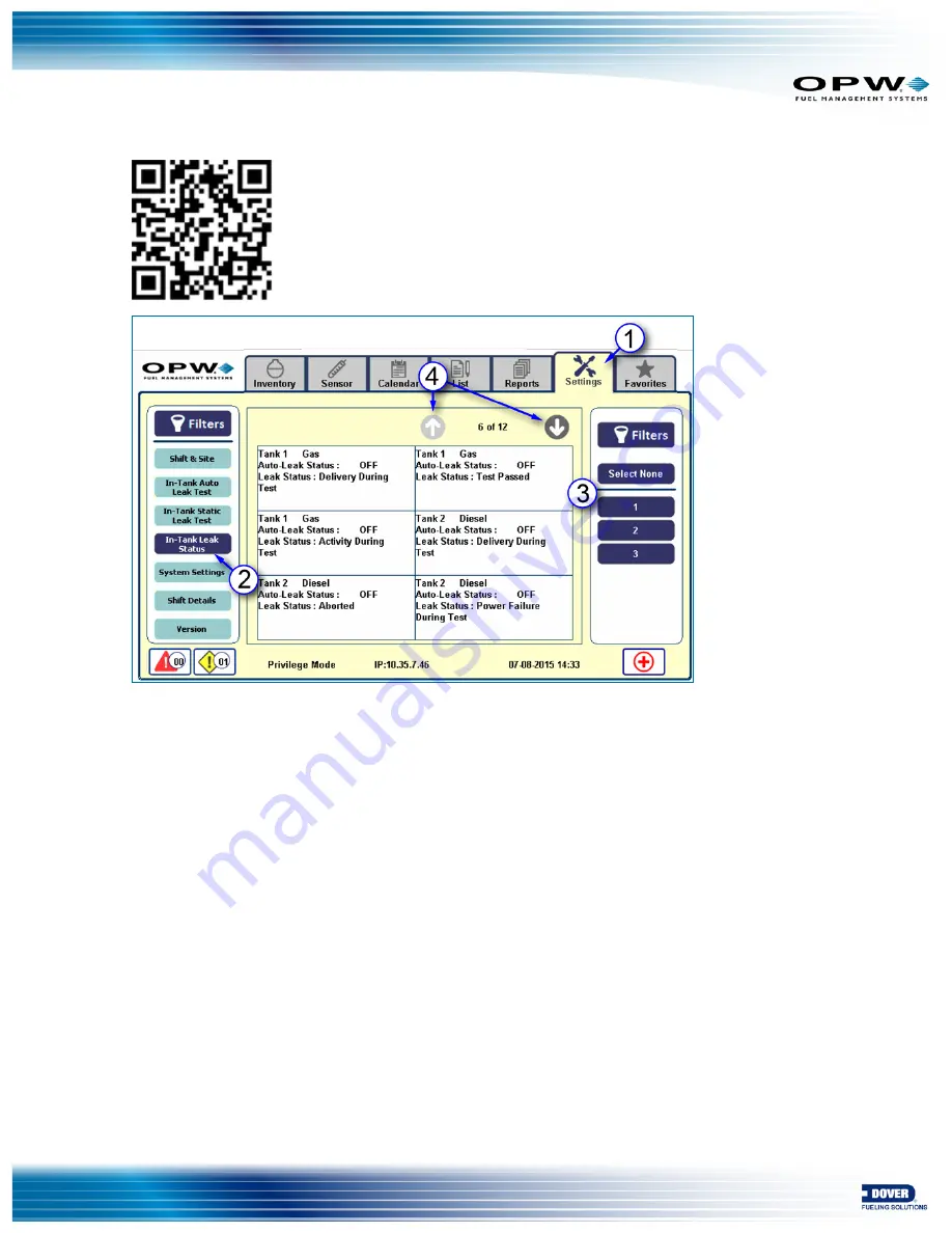 Dover OPW SiteSentinel Nano M2012 Operator'S Manual Download Page 27