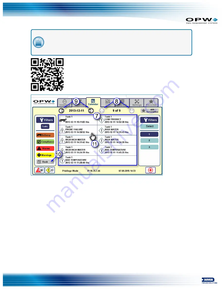 Dover OPW SiteSentinel Nano M2012 Operator'S Manual Download Page 36