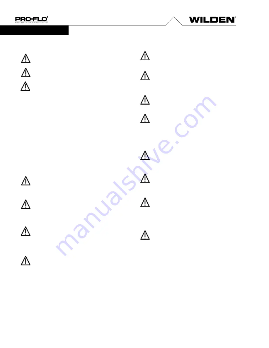 Dover PSG Wilden P1 Engineering, Operation & Maintenance Download Page 4