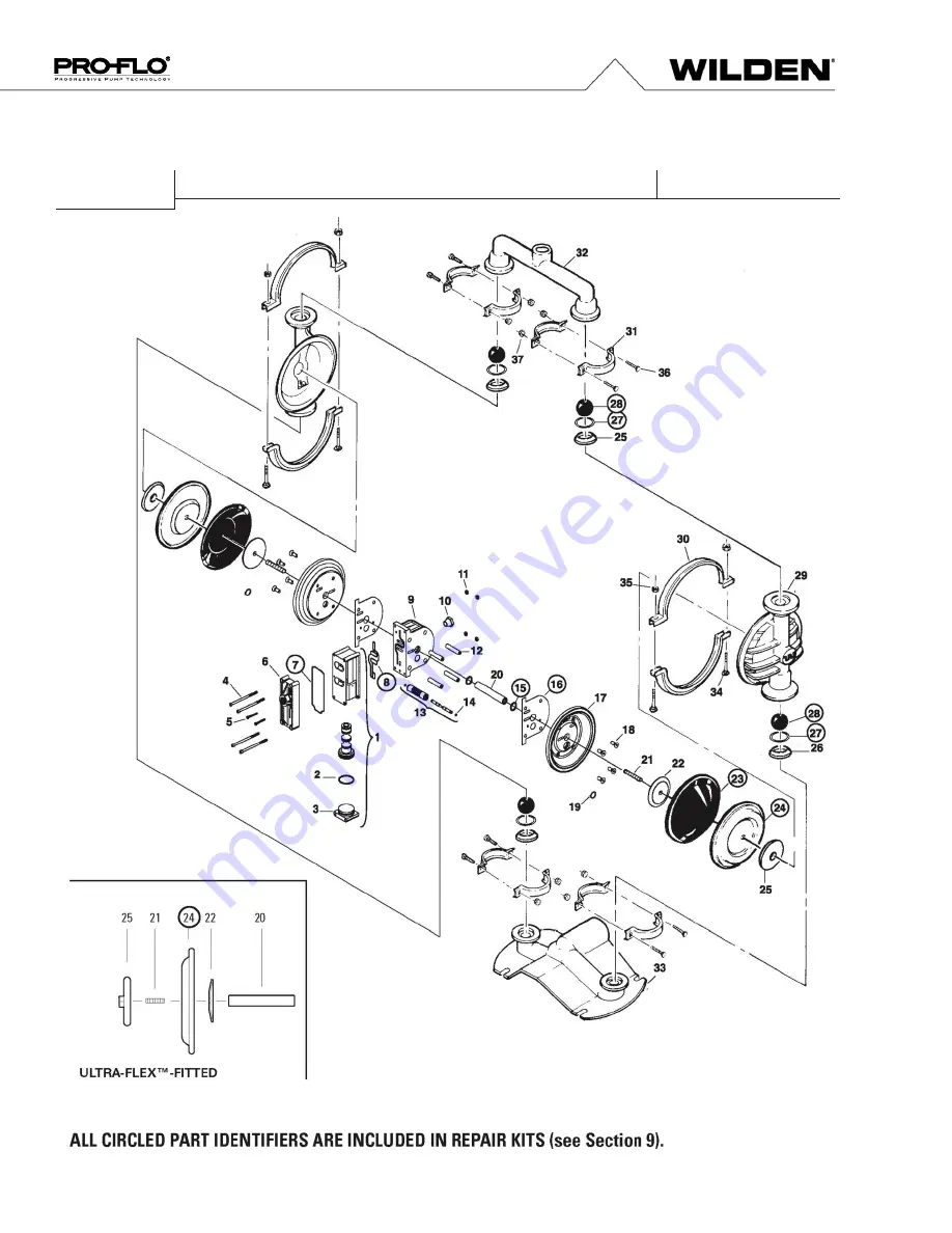 Dover PSG Wilden PRO-FLO P4 Series Скачать руководство пользователя страница 26