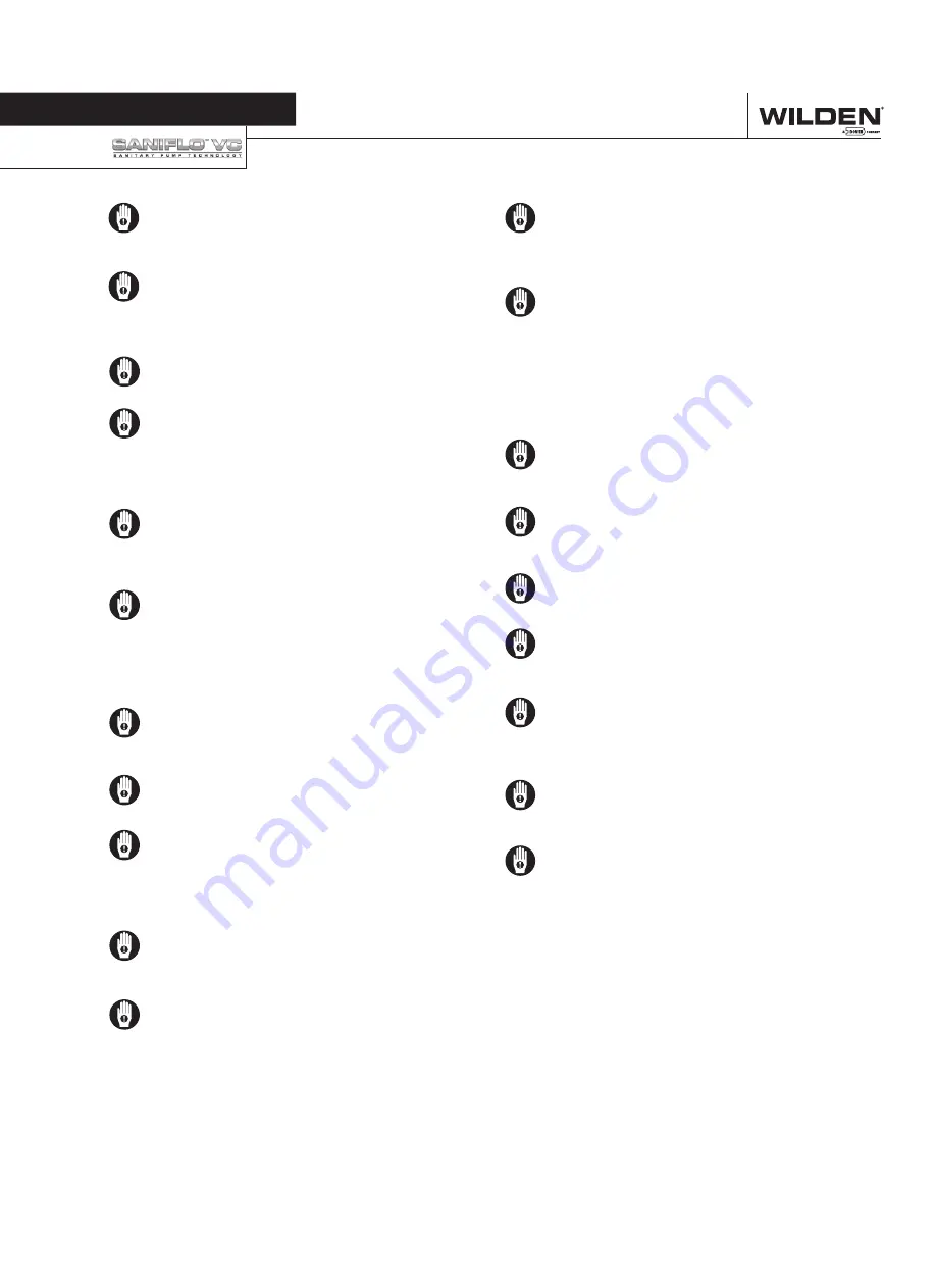 Dover WILDEN Saniflo VC4 Engineering, Operation & Maintenance Download Page 3