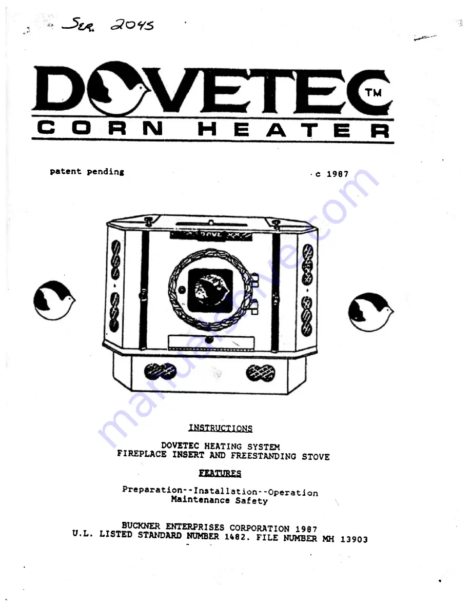 DOVETEC 2045 series Скачать руководство пользователя страница 1