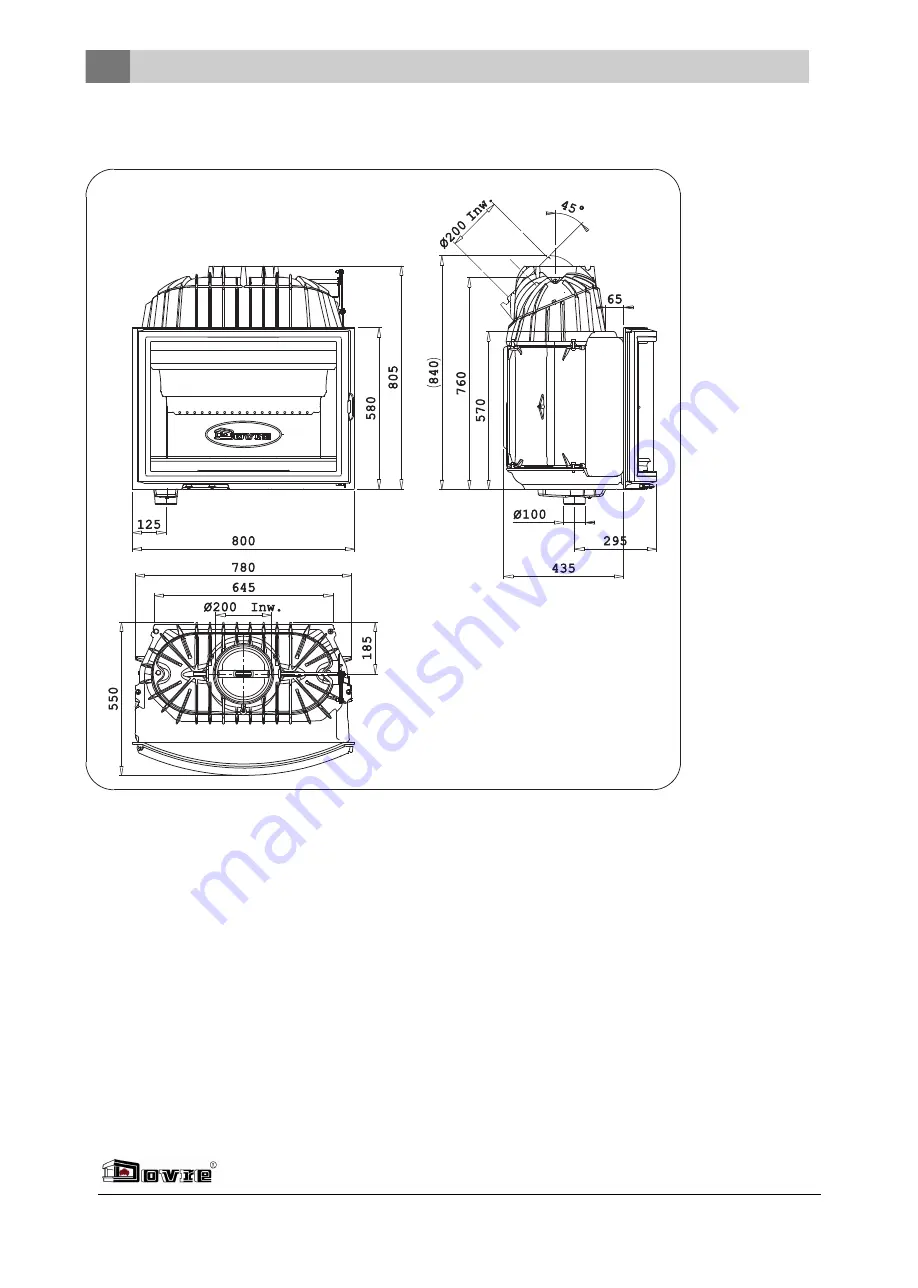 Dovre 2180CBBS Installation Instructions And Operating Manual Download Page 54