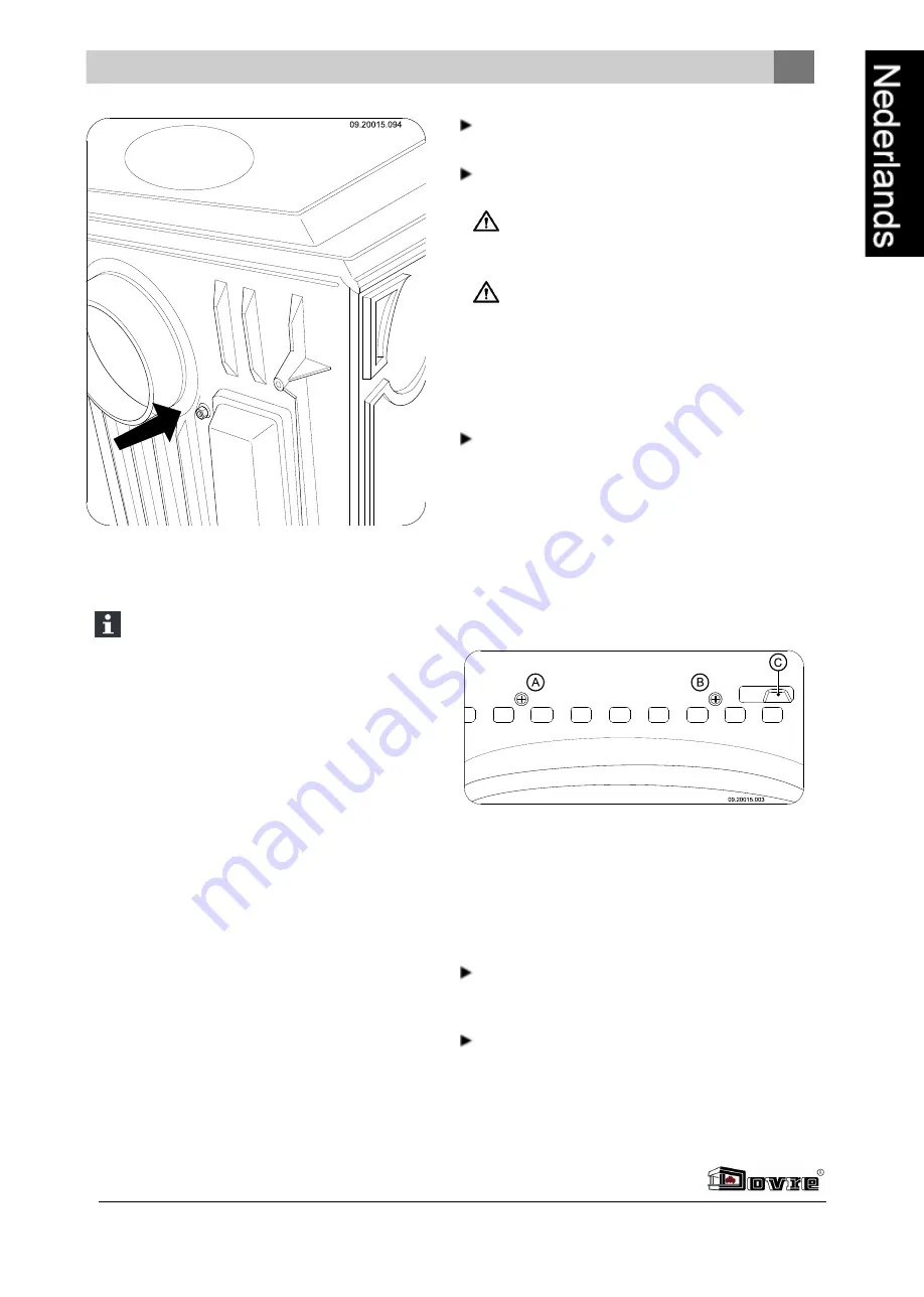 Dovre 350CB Installation Instructions And Operating Manual Download Page 15