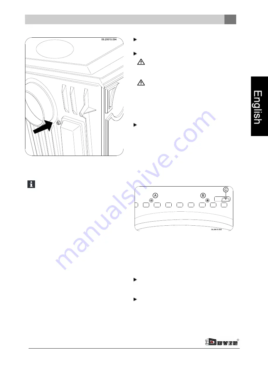 Dovre 350CB Installation Instructions And Operating Manual Download Page 43