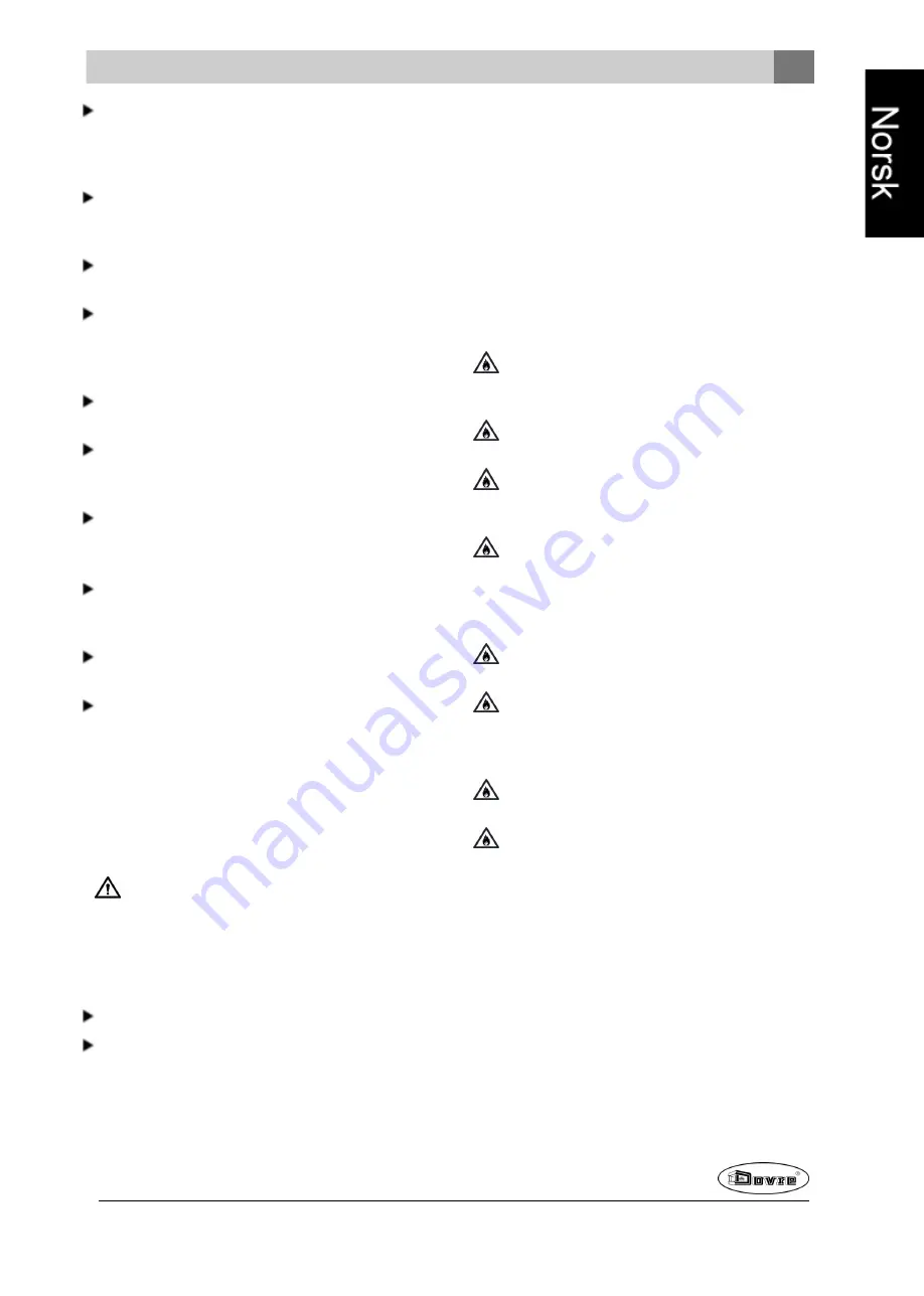 Dovre 40CBS Installation Instructions And Operating Manual Download Page 7