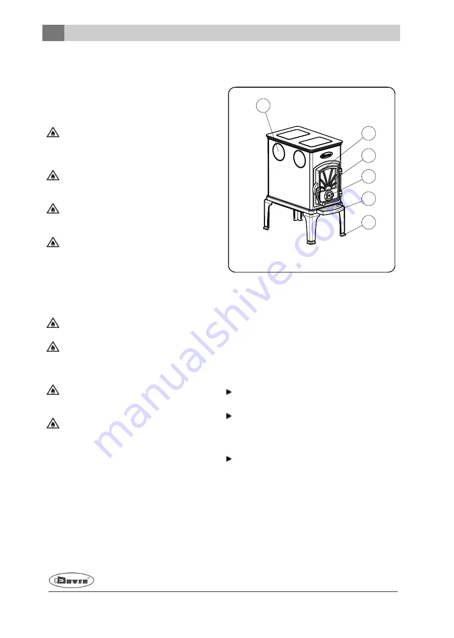 Dovre 40CBS Installation Instructions And Operating Manual Download Page 34