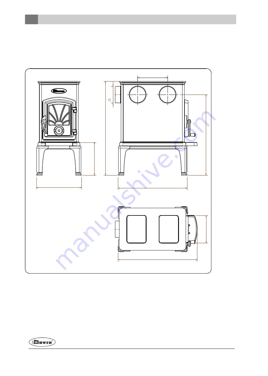 Dovre 40CBS Installation Instructions And Operating Manual Download Page 43