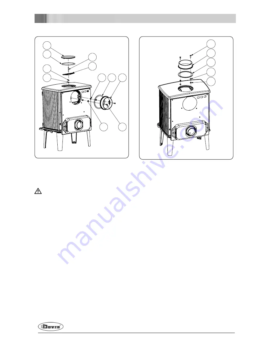 Dovre 525CB Installation Instructions And Operating Manual Download Page 8