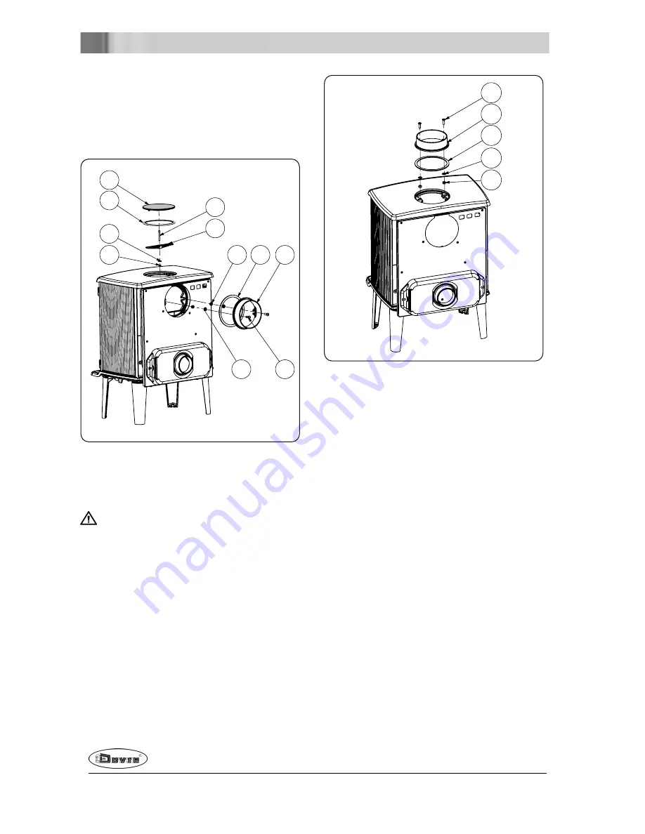 Dovre 525MF Installation Instructions And Operating Manual Download Page 8