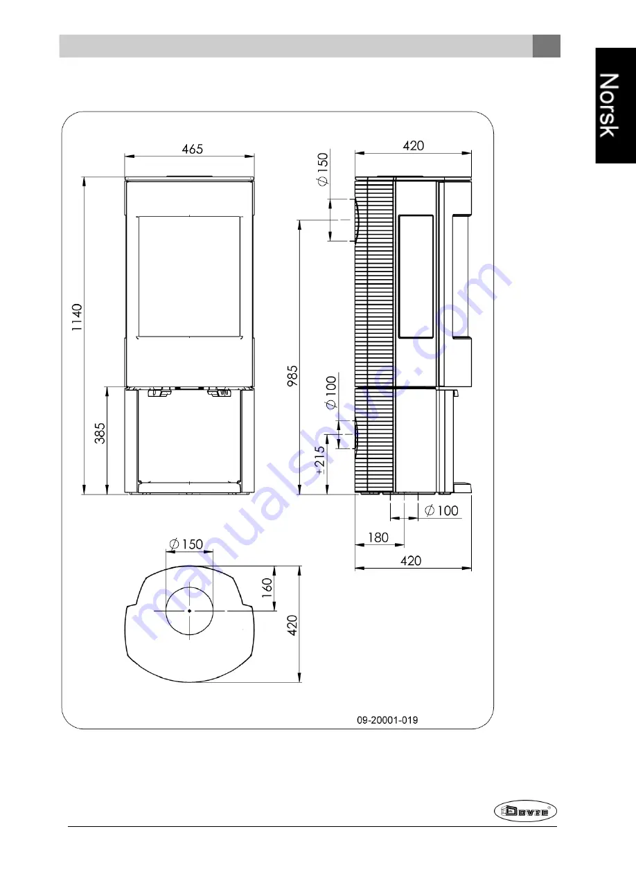 Dovre ASTRO 3CBP Installation Instructions And Operating Manual Download Page 195