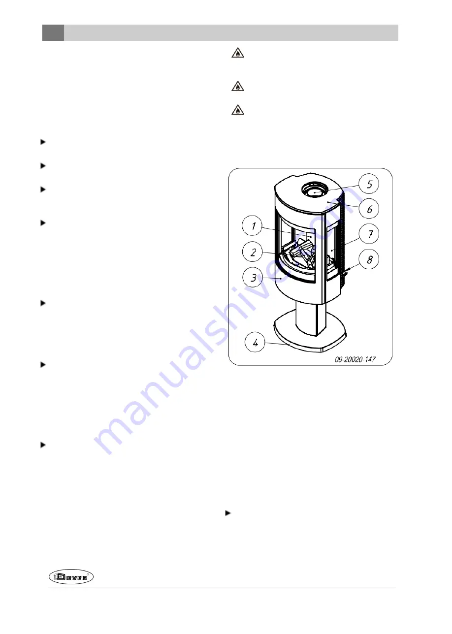 Dovre ASTRO4GA - P Installation Instructions & Operating Manual Download Page 6