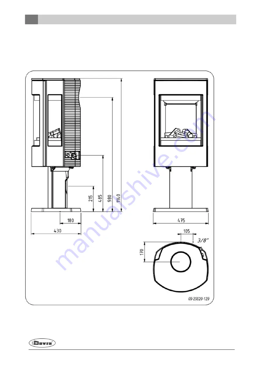 Dovre ASTRO4GA - P Installation Instructions & Operating Manual Download Page 118