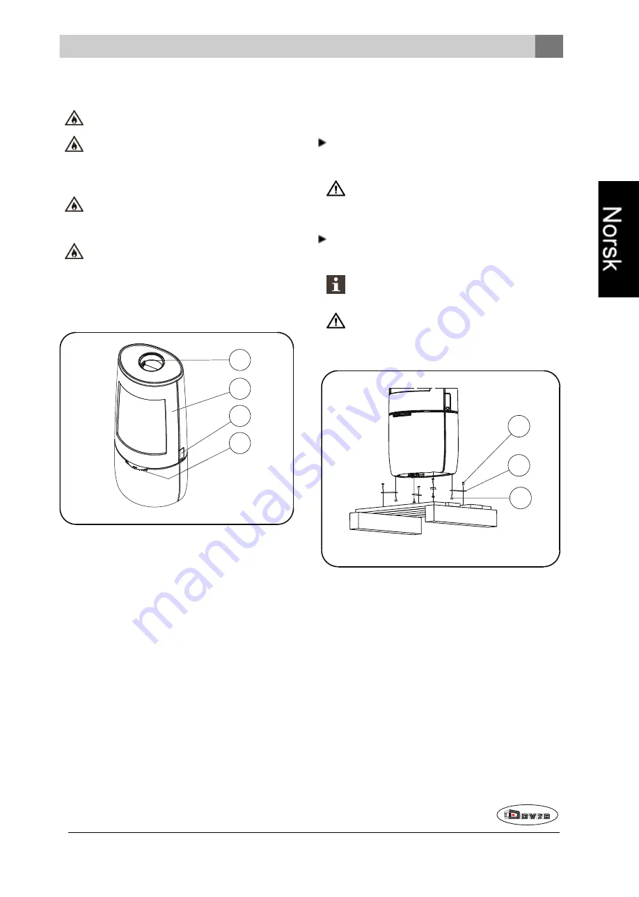 Dovre BOLD 300 Installation Instructions Manual Download Page 35