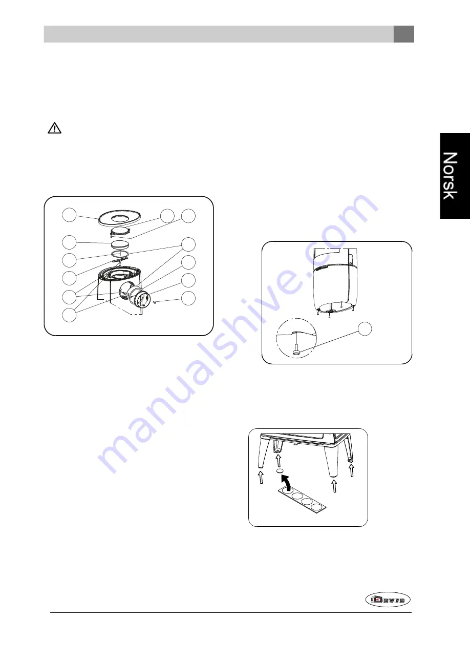 Dovre BOLD 300 Installation Instructions Manual Download Page 37