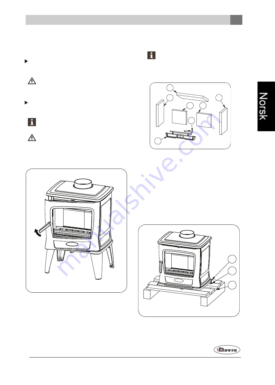 Dovre TAI 35WT Installation Instructions And Operation Manual Download Page 11