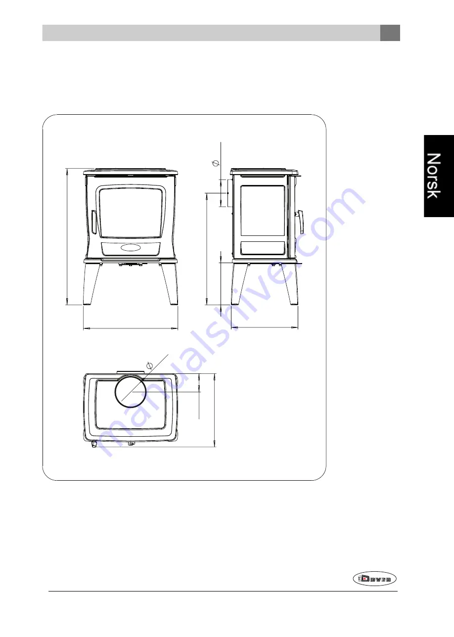 Dovre TAI 35WT Installation Instructions And Operation Manual Download Page 19